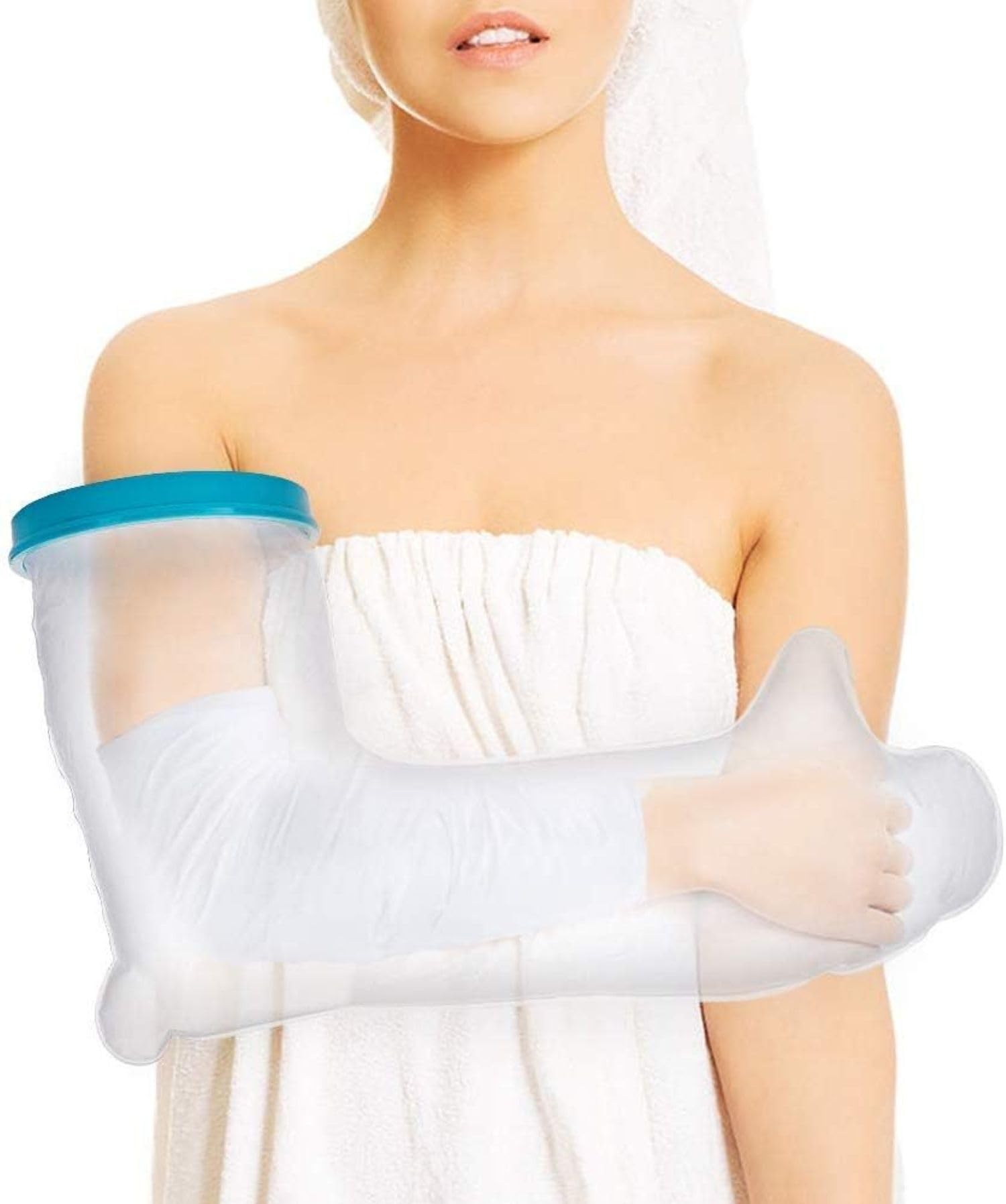 YuHaru 【YuHaru】 繰り返し使える ギブスカバー 防水シャワー 包帯カバー 大人の腕ロング